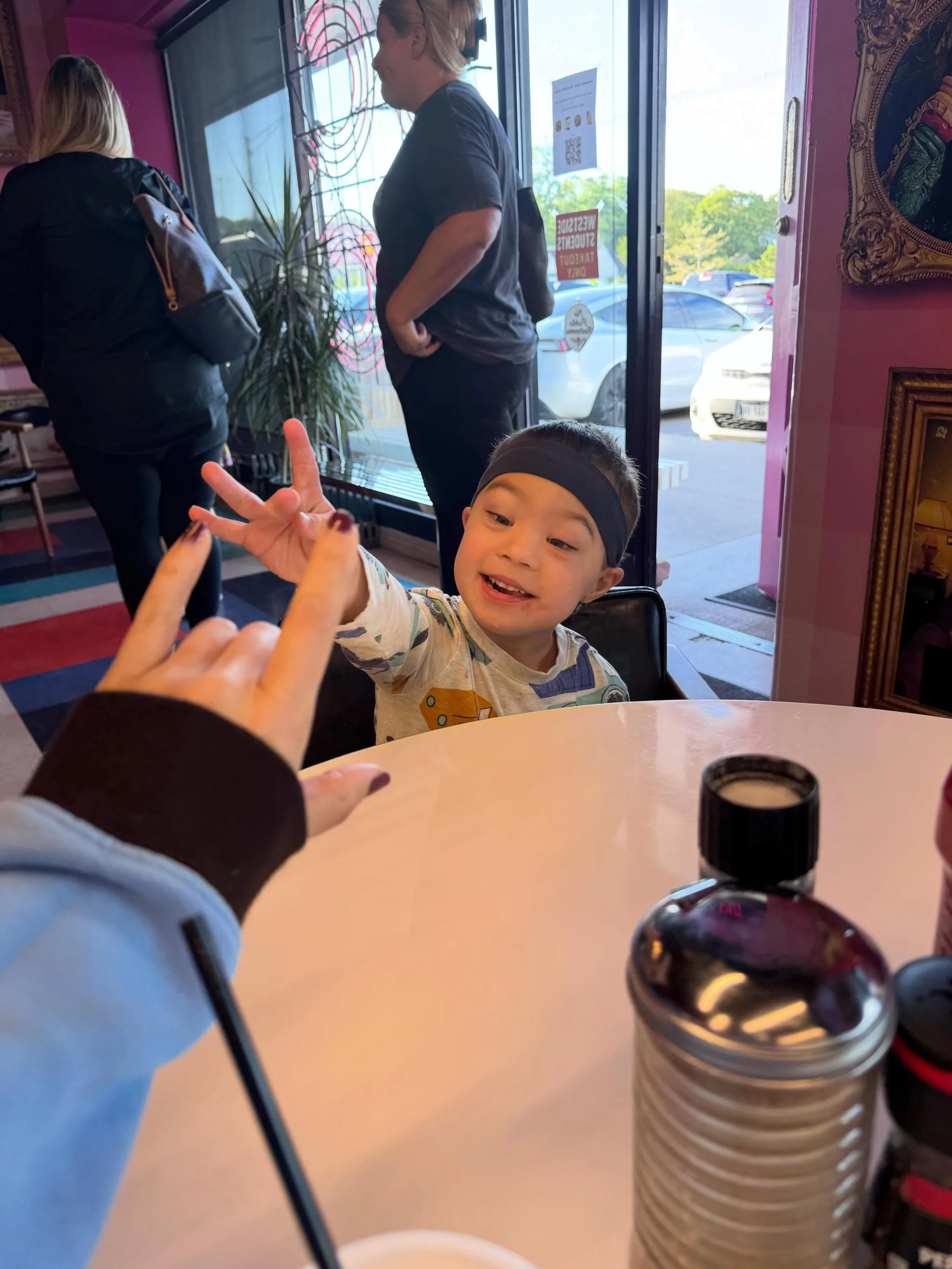 Luca has started signing I LOVE YOU and I am in a puddle every single time. 🥹😭🥹🤟🏼🤟🏼🤟🏼

Happy birthday week, Totter Bear!!! 

#asl #deafkids #podc #signlanguage