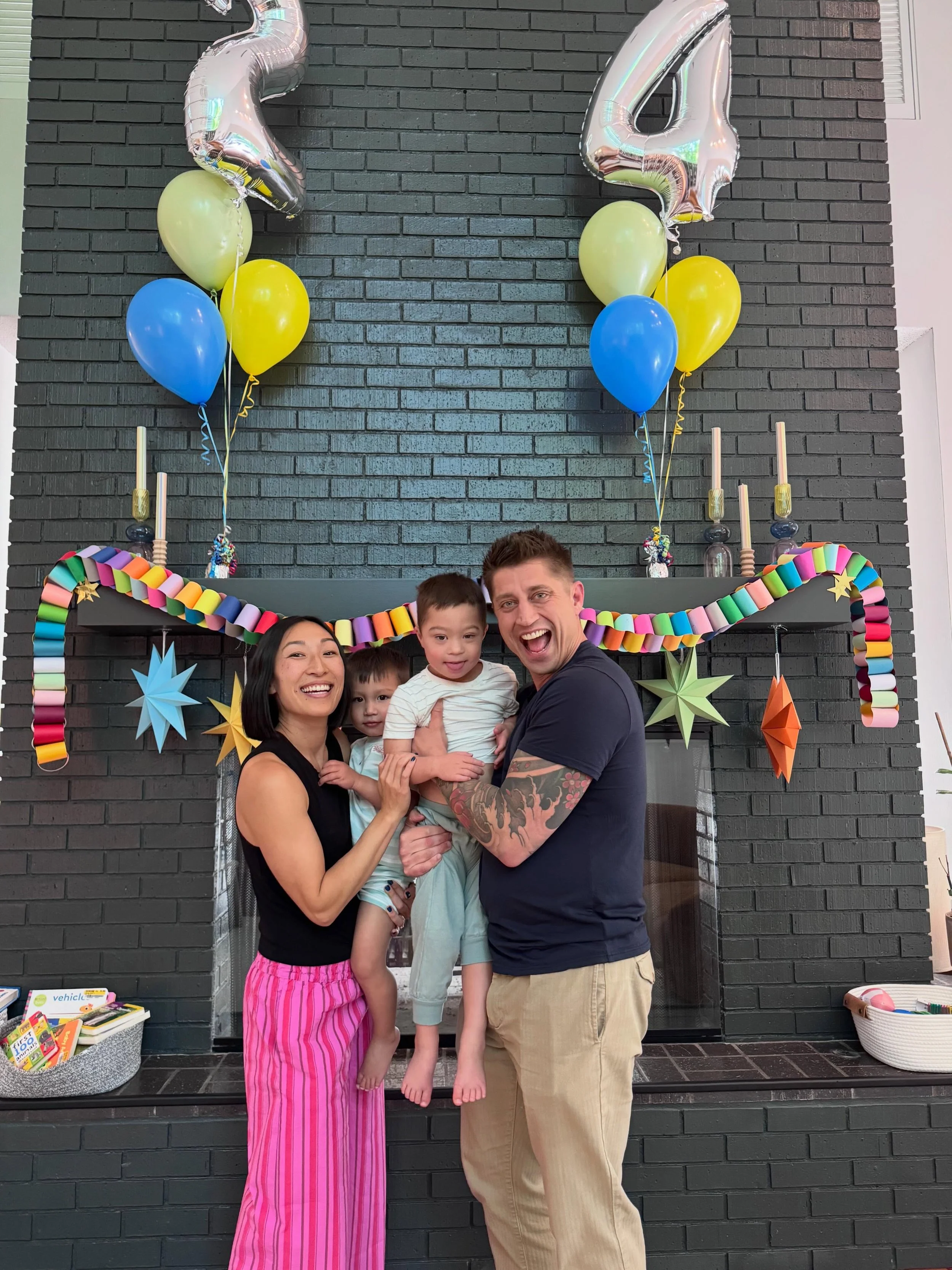 A joint birthday party for Luca and Maro!!

There&rsquo;s nothing better than filling your home with people whom you love dearly. 

This was a top ten day for both boys&mdash;Maro got to play with so many kids and Luca gave his signature hugs to ever