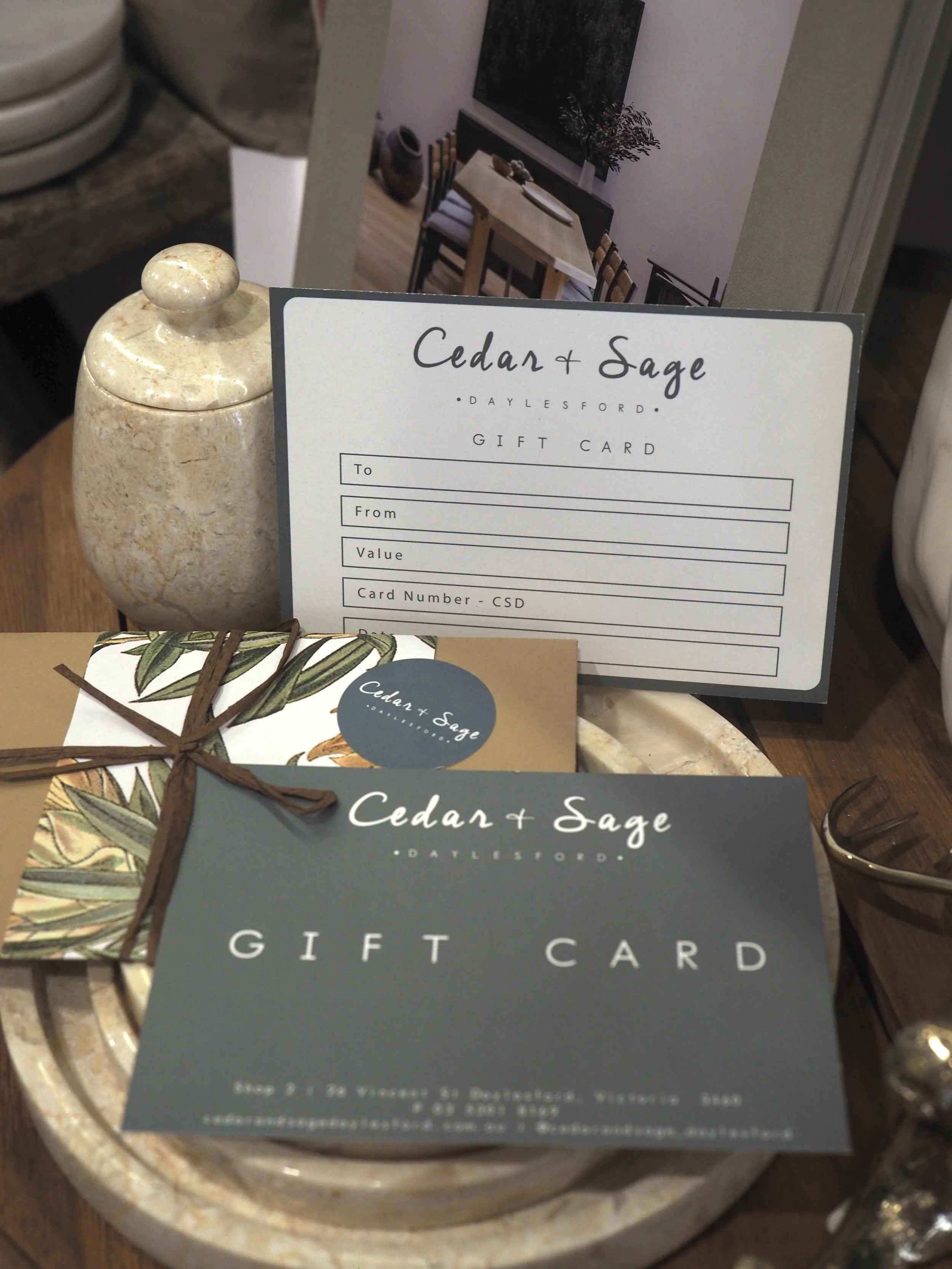 Cedar and Sage Daylesford