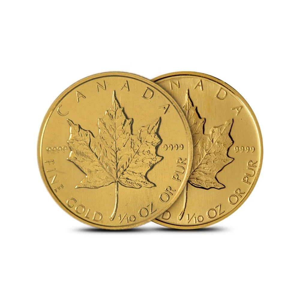 Gold Canadian Maple Leaf - 1/10 oz.