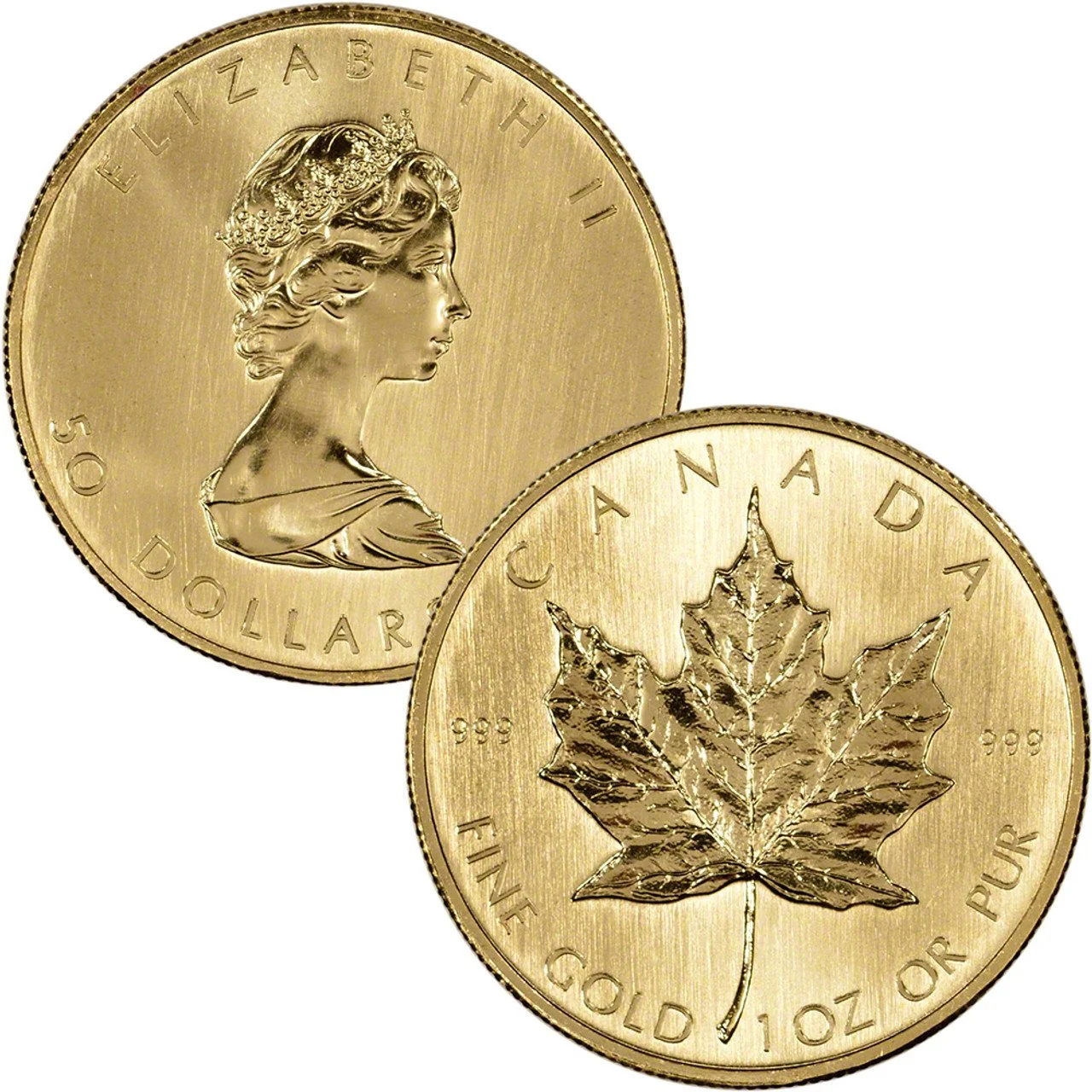 Gold Canadian Maple Leaf - 1 oz.