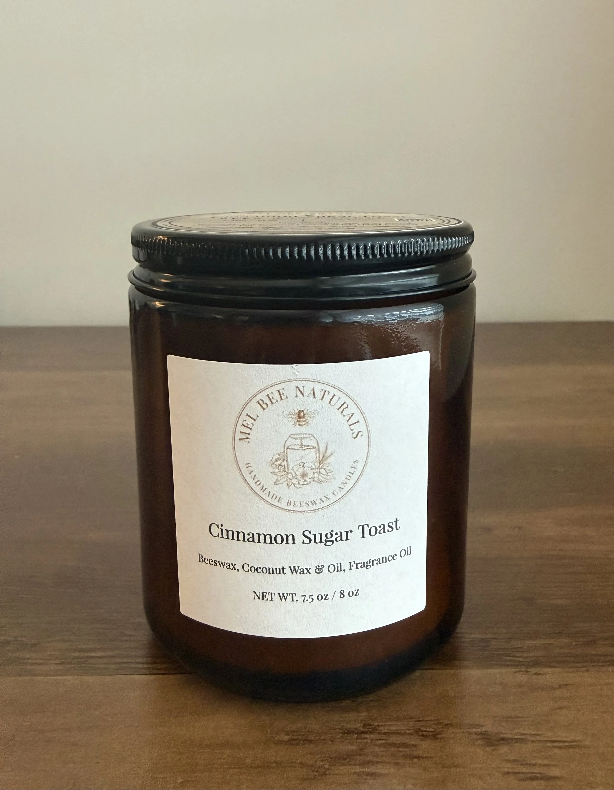 Cinnamon Sugar Toast Beeswax Candle