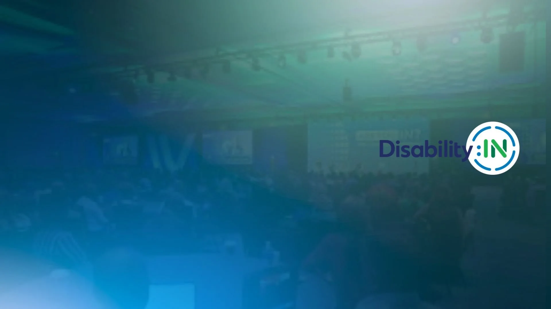 Disaability:IN Logo on conference audience image