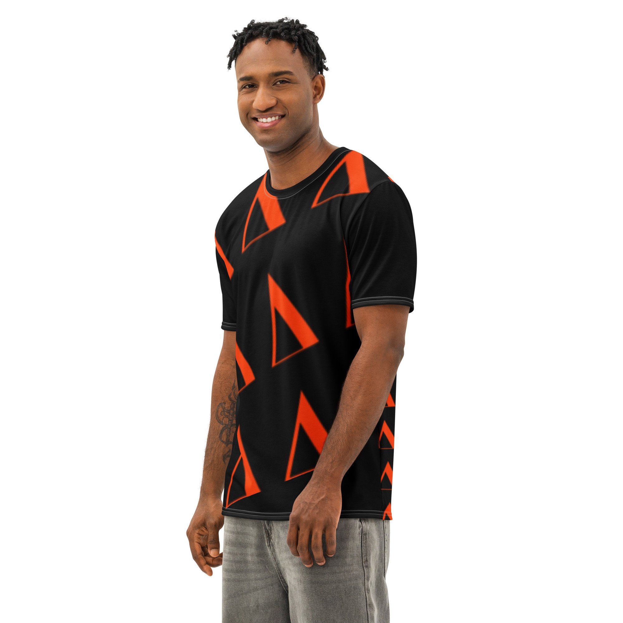 Delti Orange Triangle Δ Shirt Beverly Hills Drop