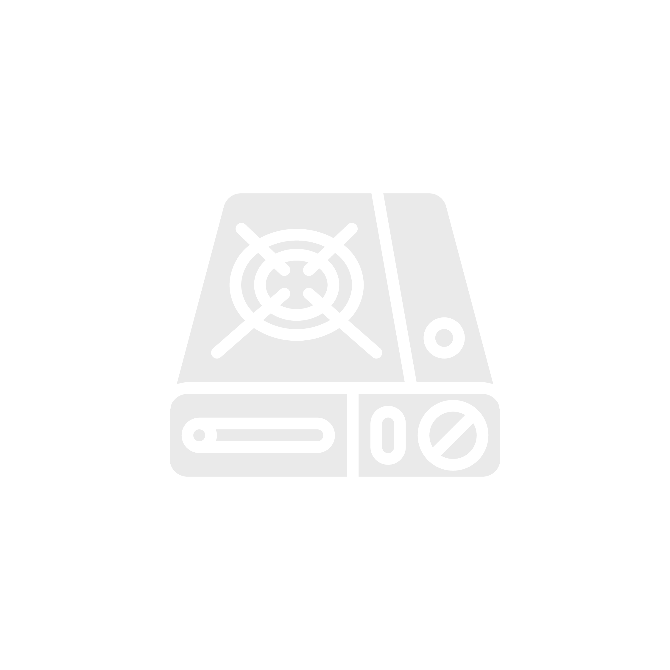 Icon of a gas stove with one burner and control knobs, crossed out indicating it is not in use.