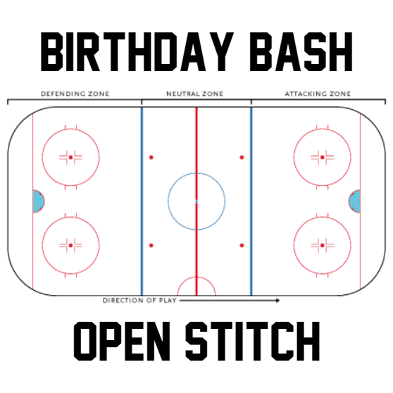 Birthday Bash Open Stitch 4/19/26