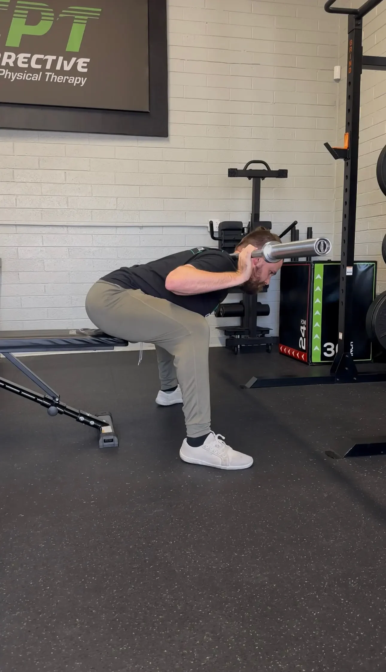 physical therapist for sciatica in Scottsdale training with strength and progressive loading.