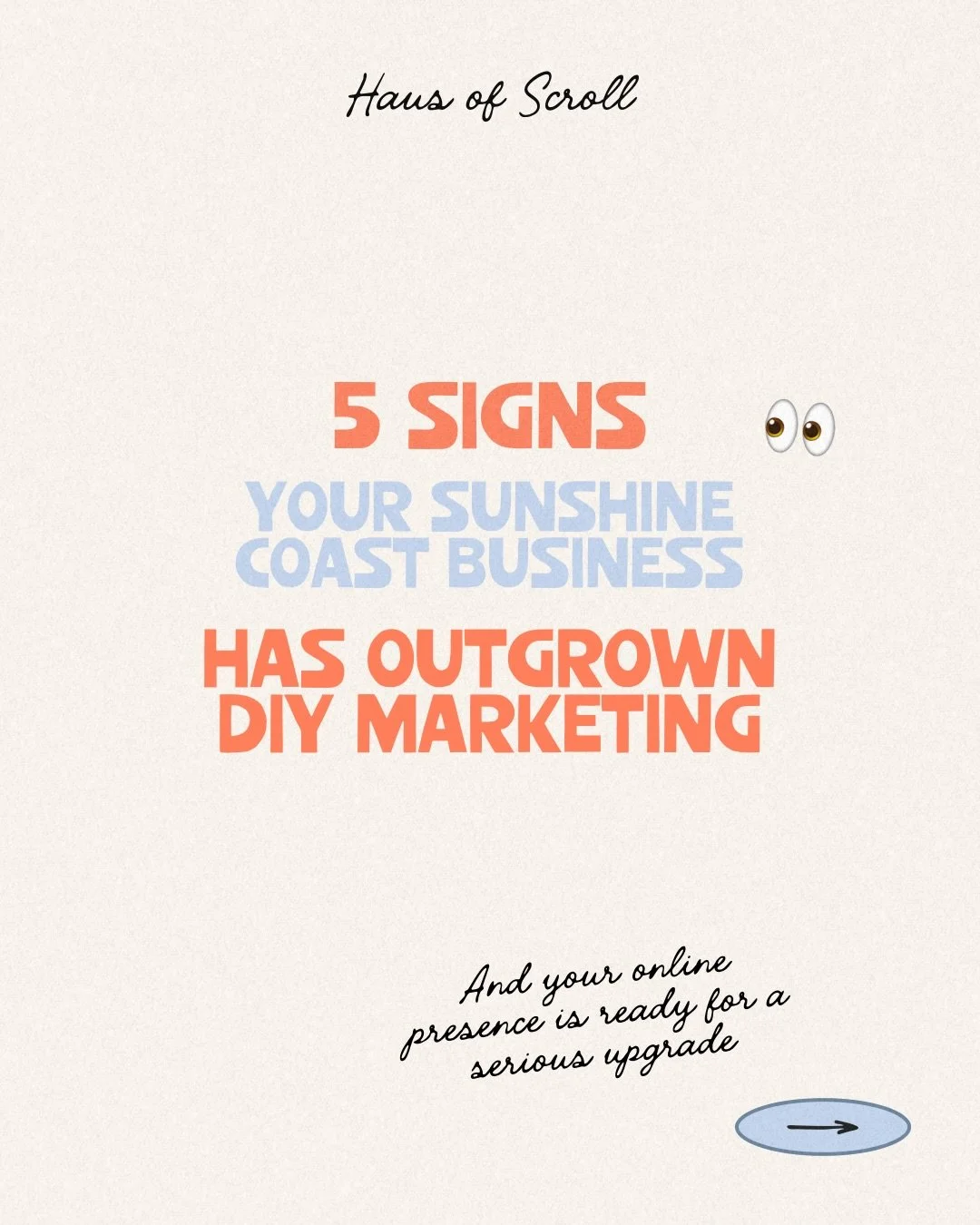 DIY marketing is amazing and resourceful for small business owners, but at some point, it starts to hold your business back 👀

If your messaging feels unclear, your website is not converting, or your content is not turning into actual enquiries, it 