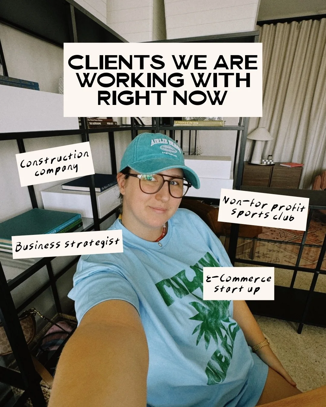 We loveeeee working with businesses and founders from all different fields! If that looks like you on slide 3, slide into our DMs 🤪

We are ready to take on a few new clients for social media management and a client who wants a custom website with s