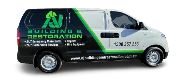 AJ Building and Restoration Branded Van