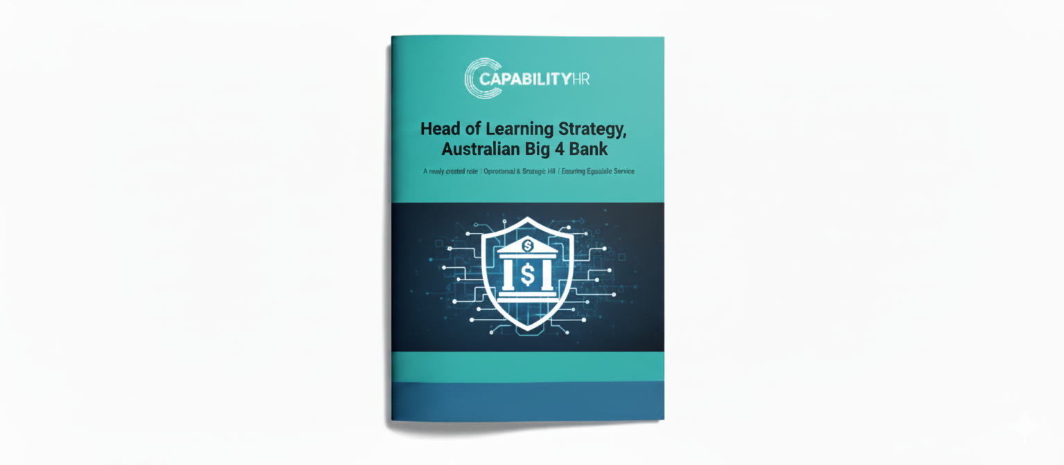 Head of Learning Strategy, Australian Big 4 Bank