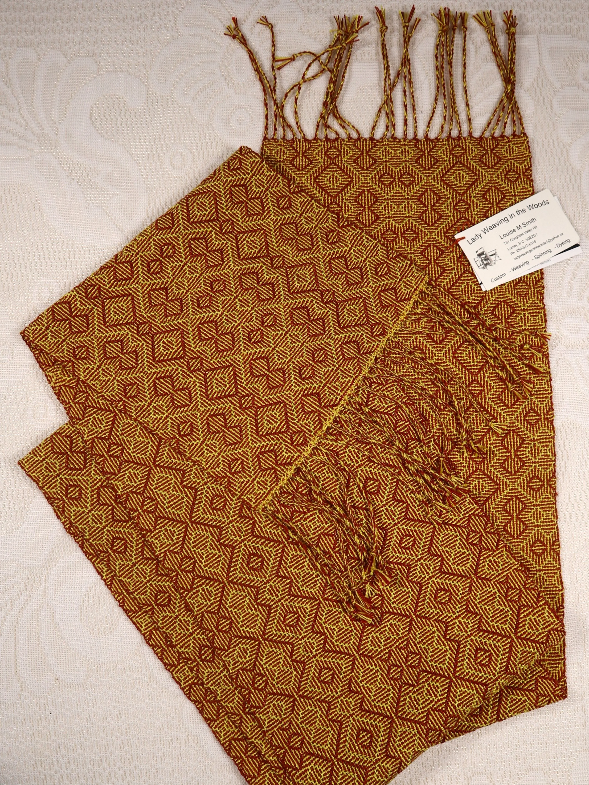 Orange, Red, and Yellow Scarf