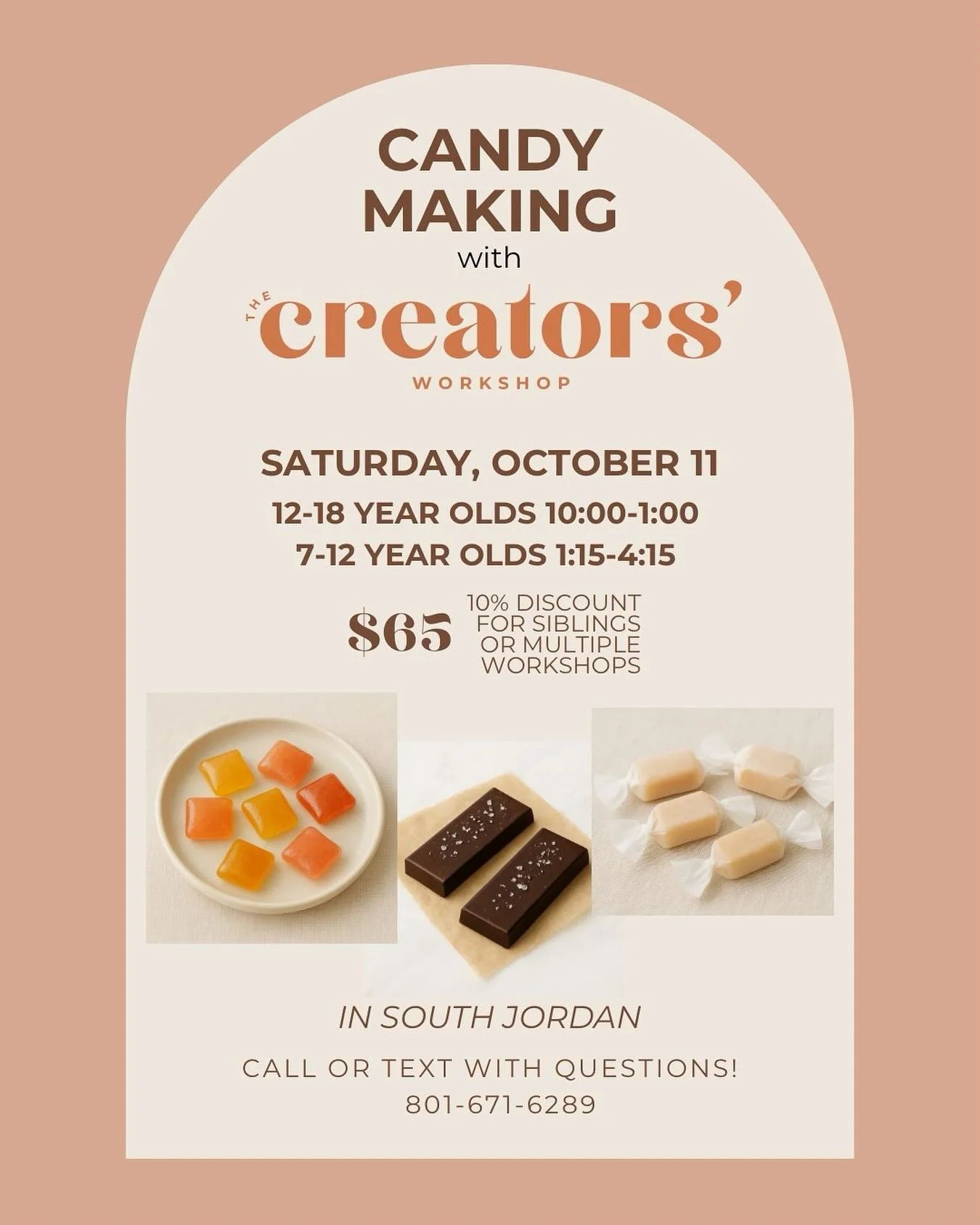 Join us tomorrow for CANDY MAKING! Send your kids to have a great time while they learn the SKILLS and the SCIENCE of it all. And we’ll encourage them to share all of their creations when they’ve finished.😉
Sign up in bio for candy maki