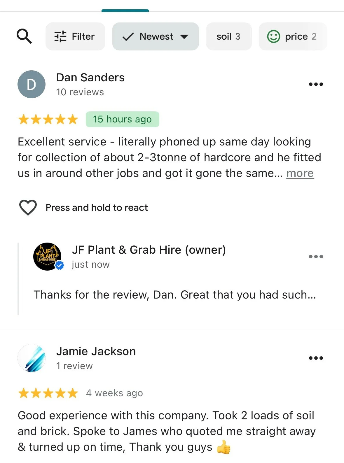 Another happy customer 🙌🚛 We know that when you need muck, hardcore, soil or waste gone, you usually need it gone quickly. That&rsquo;s why we always do our best to fit customers in around other jobs and keep things moving 📞⚡️

A big thank you to 