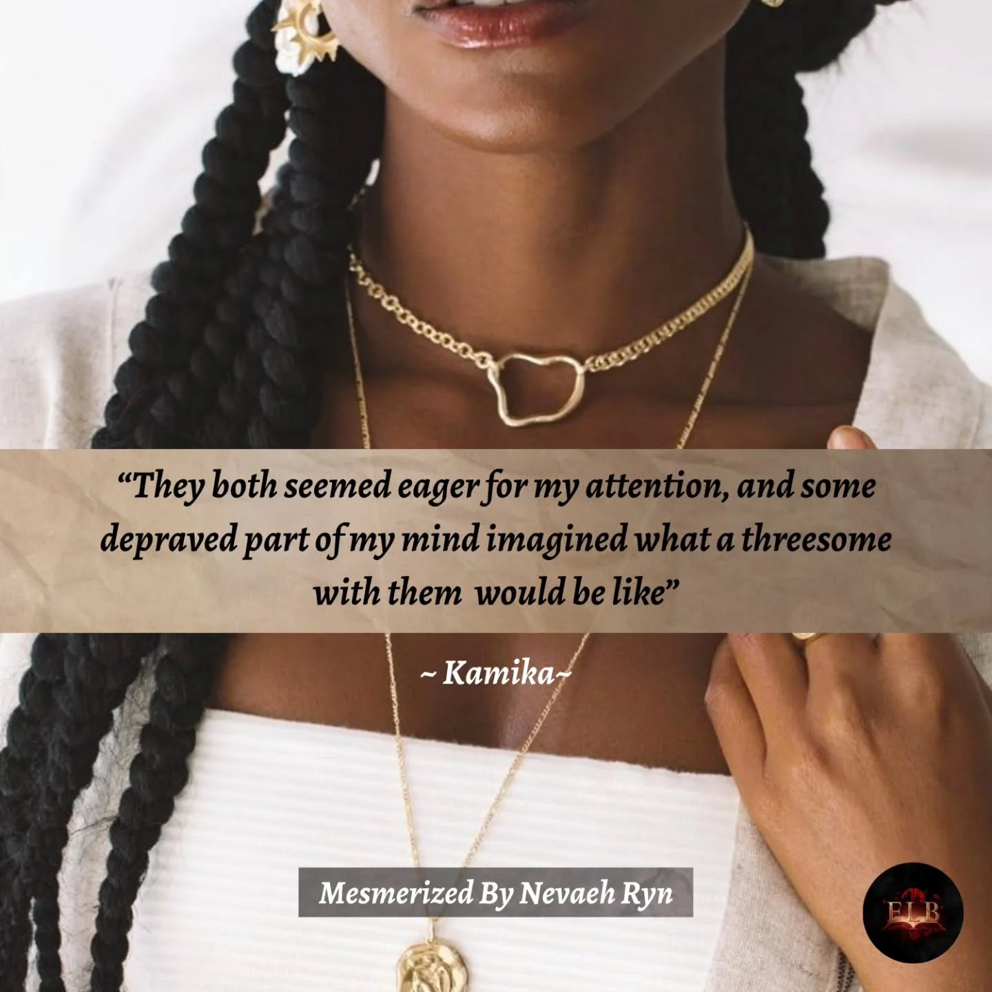 Bewitched, unfortunately, has been postponed for the foreseeable future. However, that gives you extra time to read Mesmerized! 
A little insight on Mesmerized, it's a Black paranormal romance with a bisexual MC, set in the fictional southern Louisia