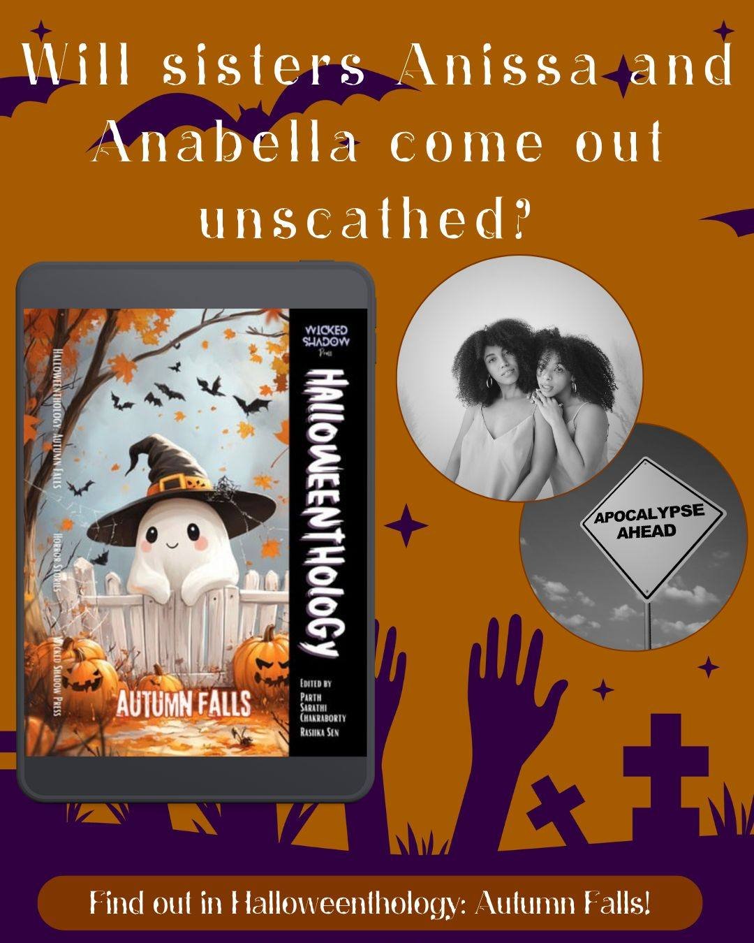 So excited to be featured in another @wickedshadowpress anthology! My story, The Reckoning, revolves around two sisters trying to survive the zombie apocalypse and the human danger that comes with it. It's featured in the Autumn Falls Halloweentholog