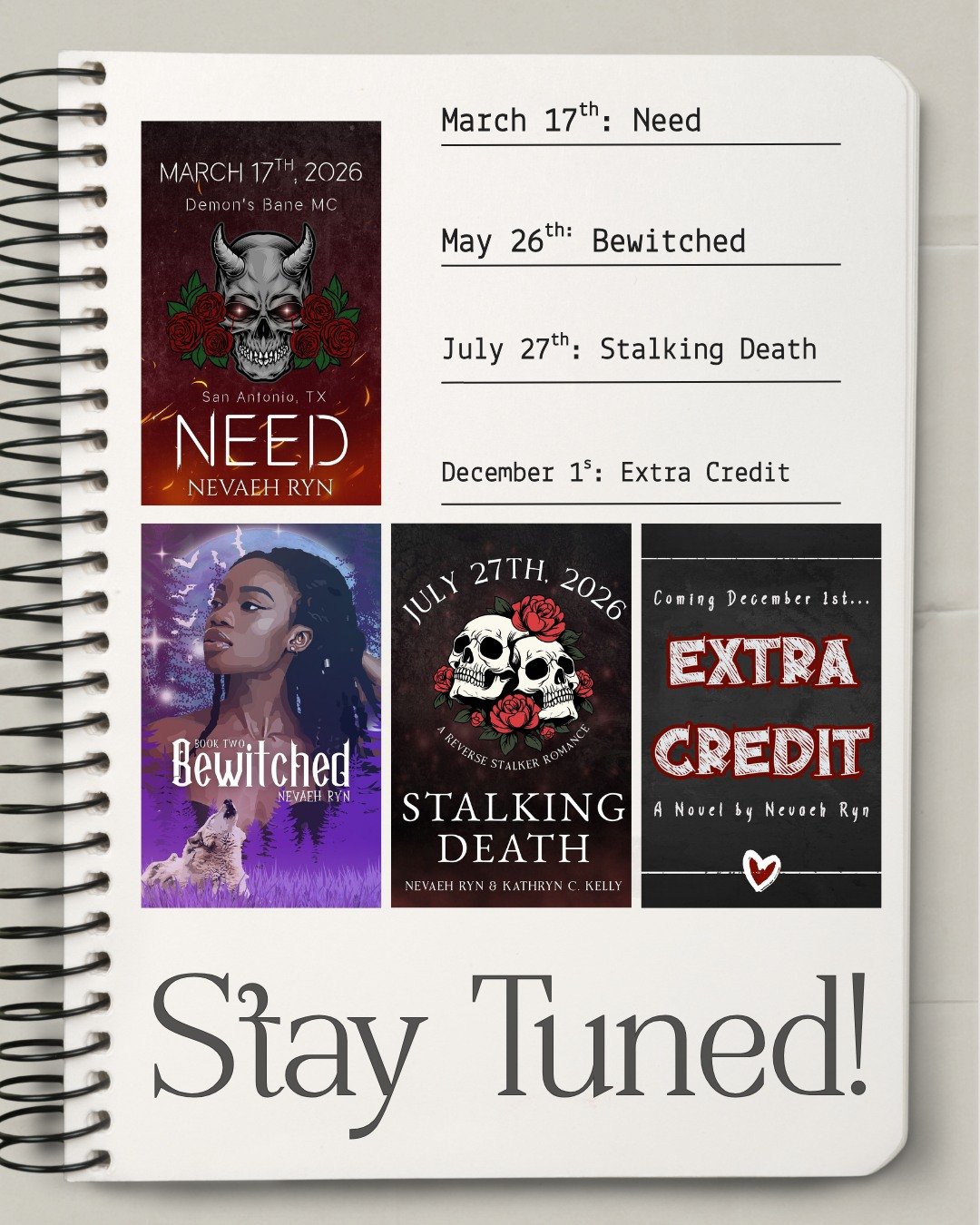 Happy New Year! 2025 was a turbulent year, but the highlight of my 2025 was getting two books published. Mesmerized, my debut novel, and Melting Point, my first MC novel. This year, I aim to have 4-6 books published, an ambitious goal that I'm going 