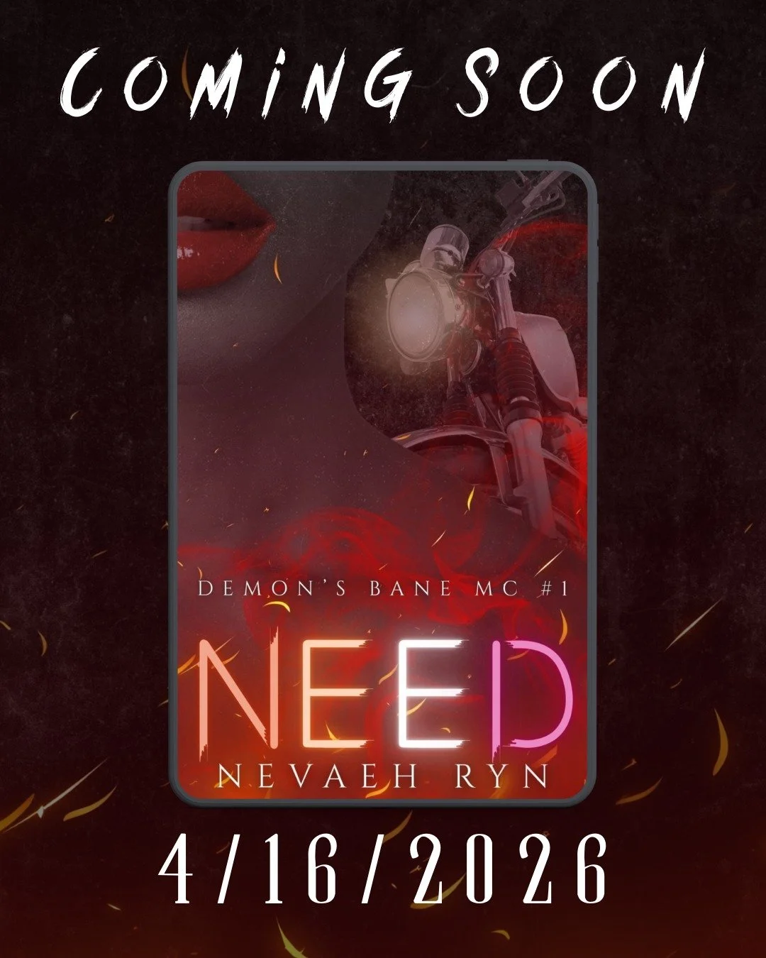 Need is the first novella in the Demon's Bane MC series, a motorcycle club that hunts supernaturals. This poses a problem for 'Allura', a succubus princess who became a club girl to escape an unwanted engagement. Leaving would be in her best interest
