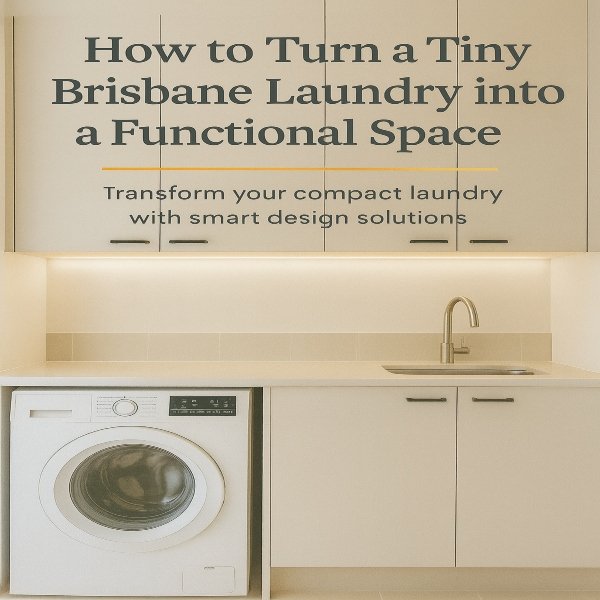 How to Turn a Tiny Brisbane Laundry into a Functional Space