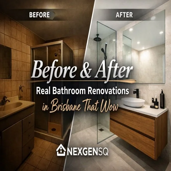 Before and After: Real Bathroom Renovations in Brisbane That Wow
