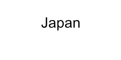 Speech bubble with the word "Japan" inside.