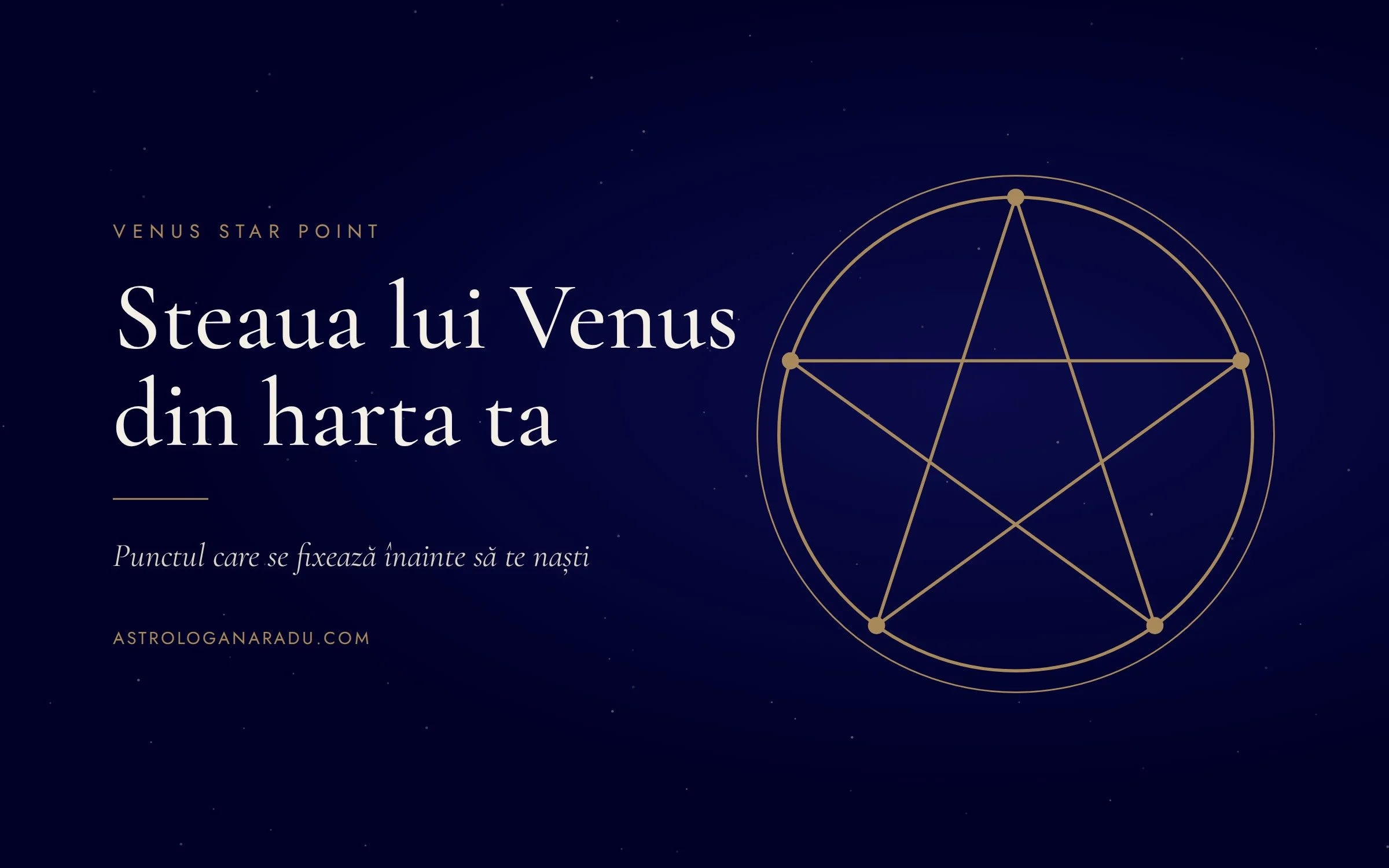 Steaua lui Venus la momentul nașterii tale