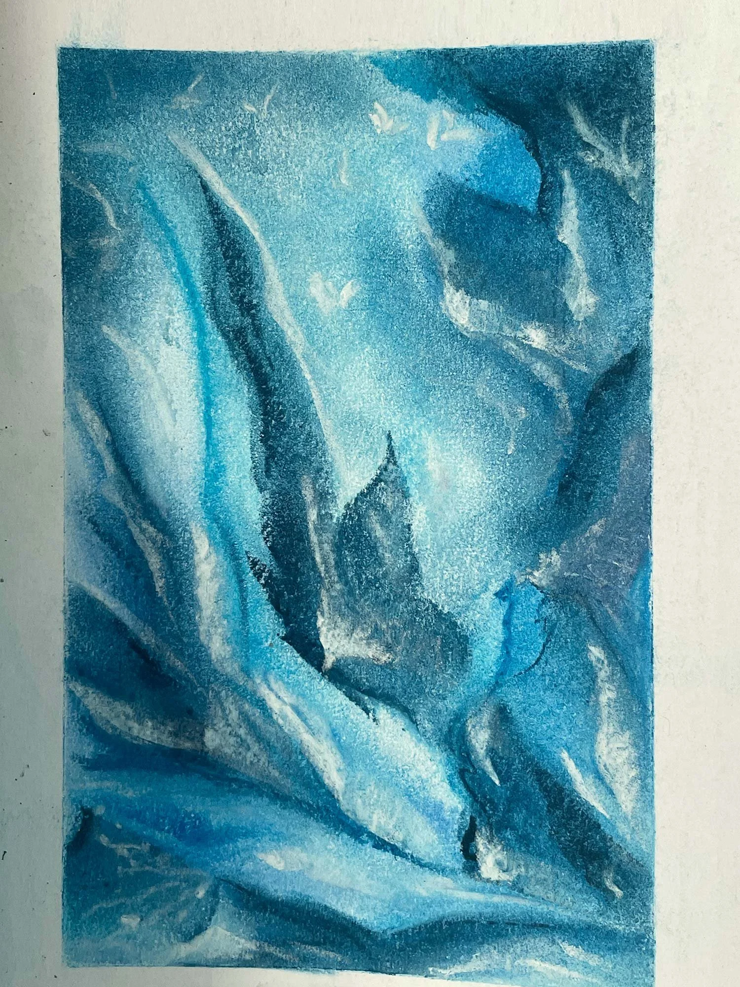 Breakthrough,  Pastell ( 14 x 20 cm)