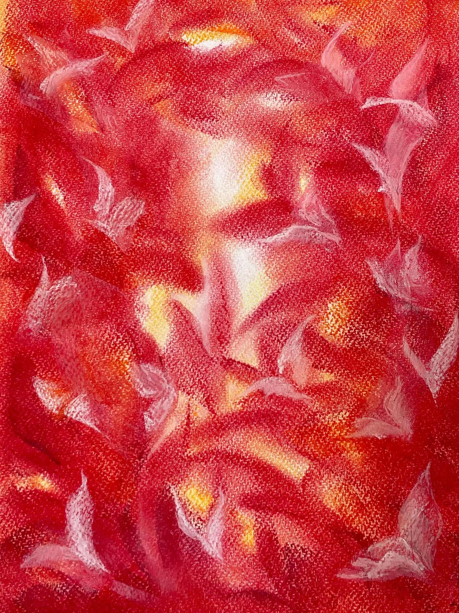 Together Passed the fire, Pastell (30 x 40cm)