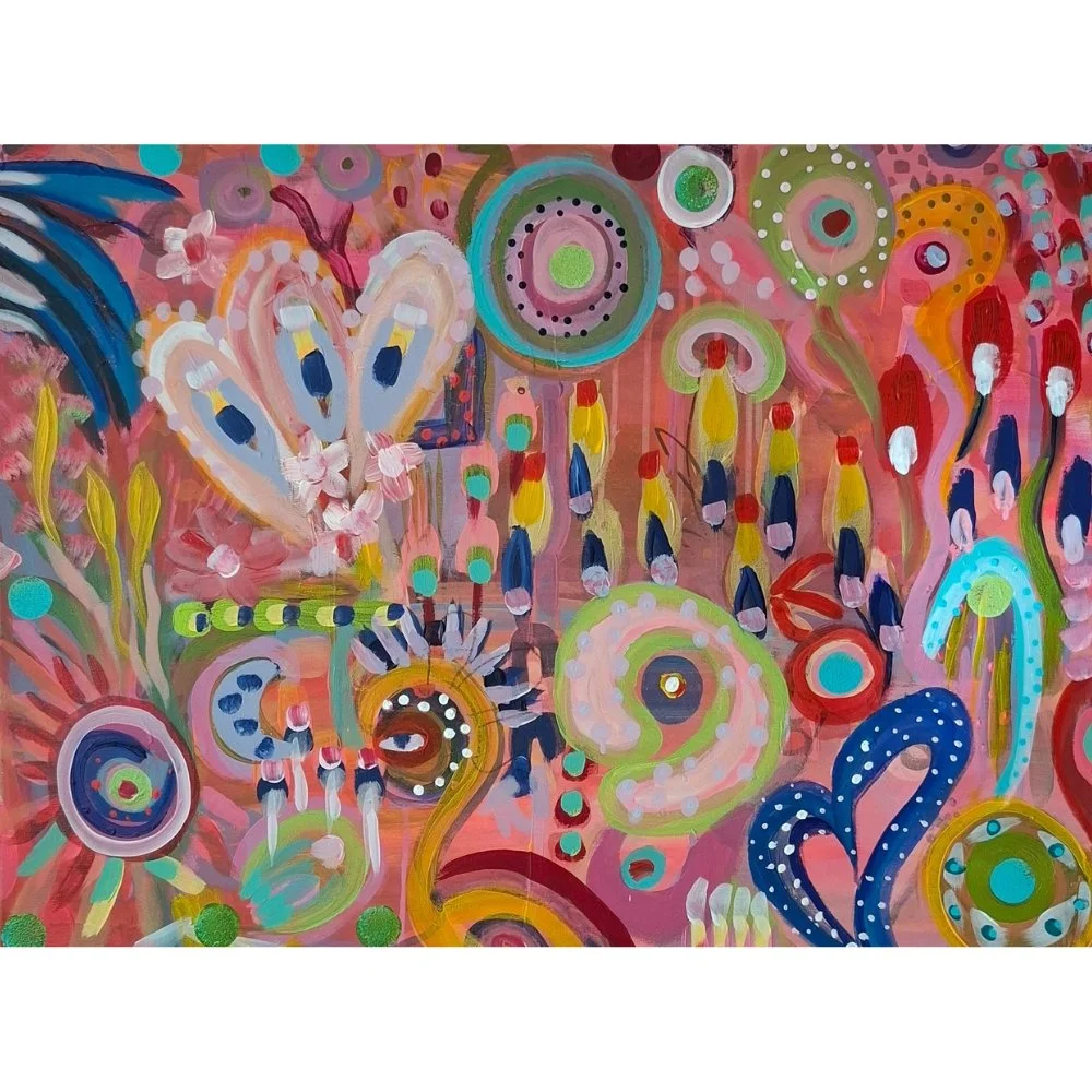 Joy, 80 x 60 cm, Acryl auf Leinwand