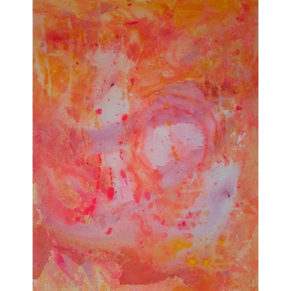 Neon Flux II, 90 x 70 cm, Acryl auf Leinwand