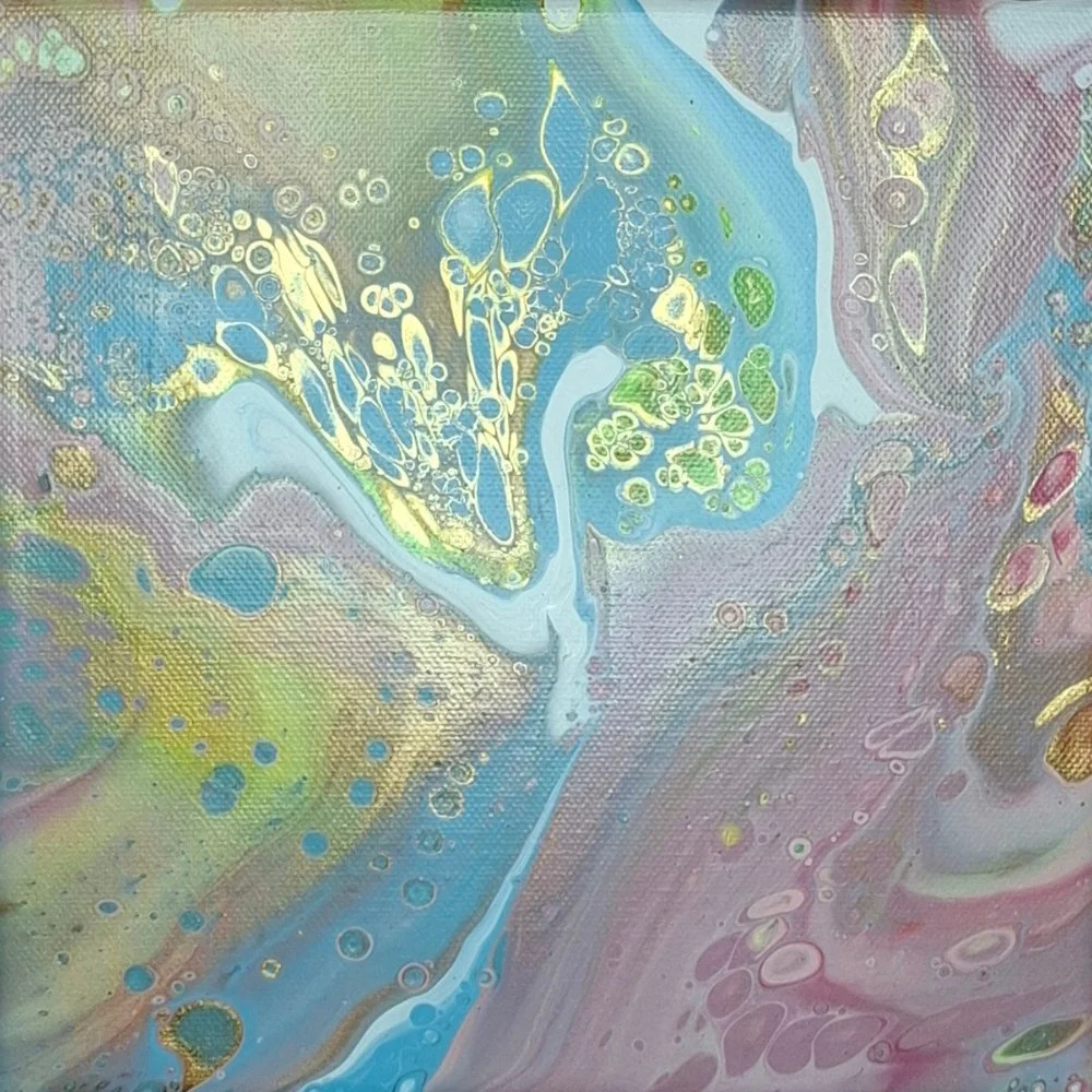 Inner Peace, 20 x 20 cm, Acryl auf Leinwand