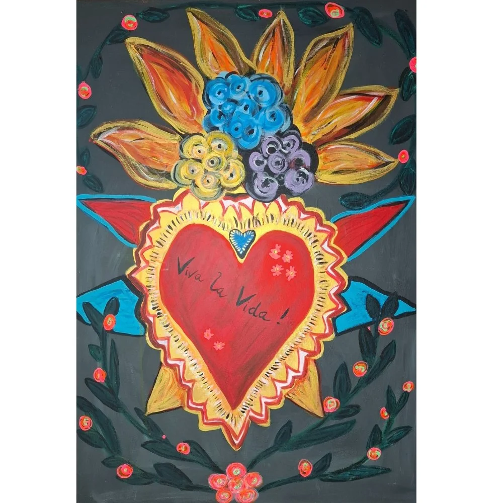 Viva la Vida, 100 x 70 cm, Acryl auf Leinwand