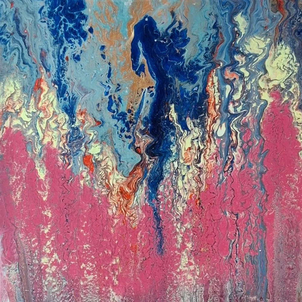 Trust, 30 x 30 cm, Acryl auf Leinwand