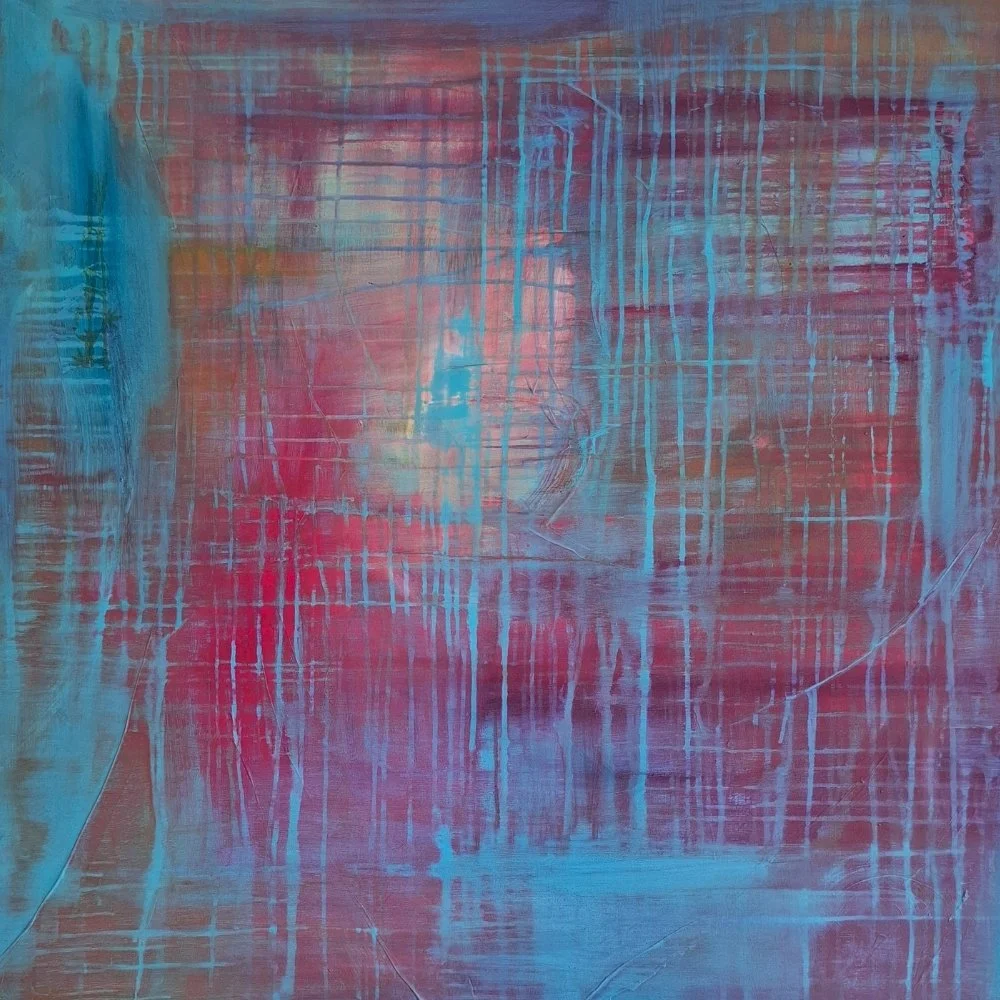 Follow the Sun, 100 x 100 cm, Acryl auf Canvas