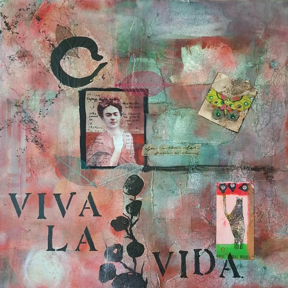 Viva la Vida, 40x40 cm, Acryl auf Leinwand