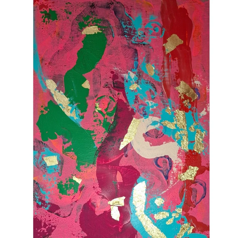 Flirt, 60 x 45 cm, Acryl auf Canvas