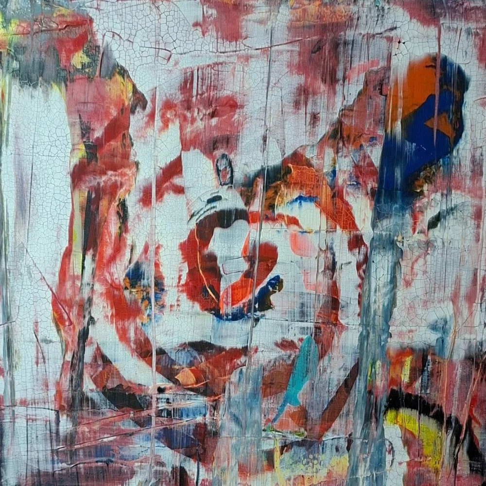 Turn it up, 40 x 40 cm, Acryl auf Leinwand