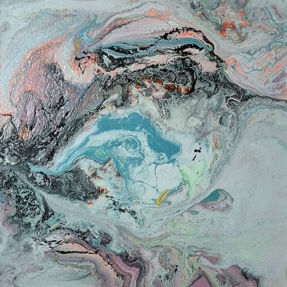 Clearing, 30 x 30 cm, Acryl auf Leinwand