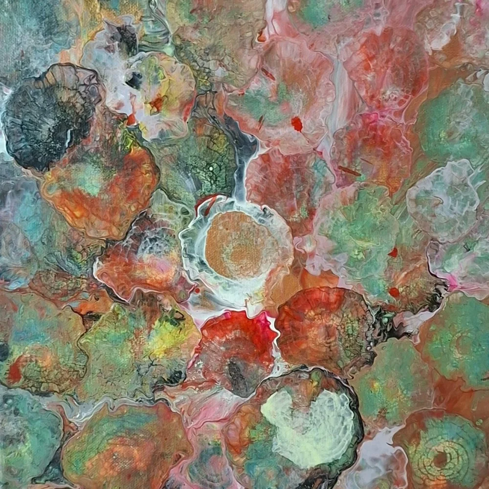 Wilderness, 30 x 30 cm, Acryl auf Leinwand