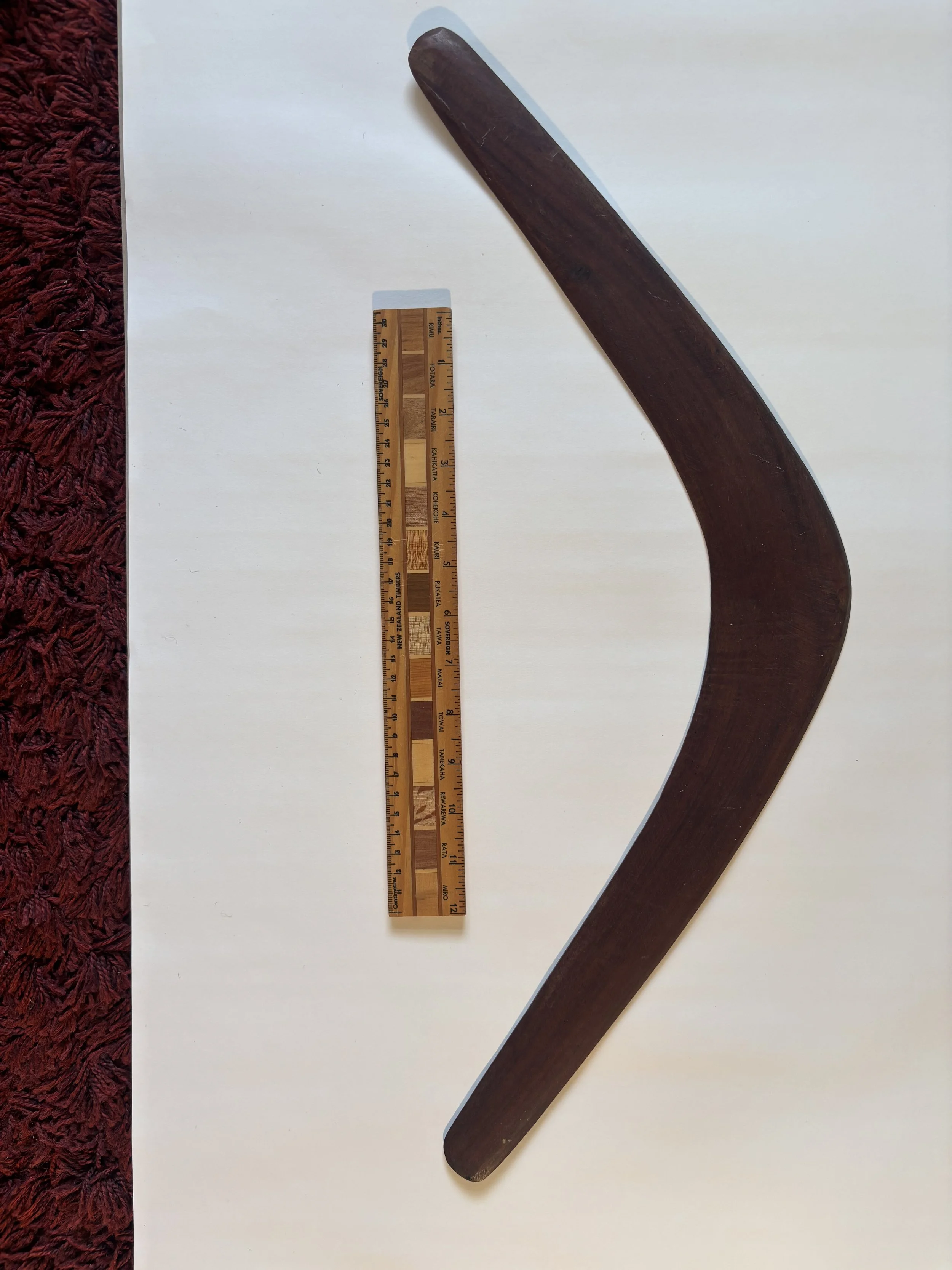 A classic hardwood rang, origin unknown but thought to be Australian