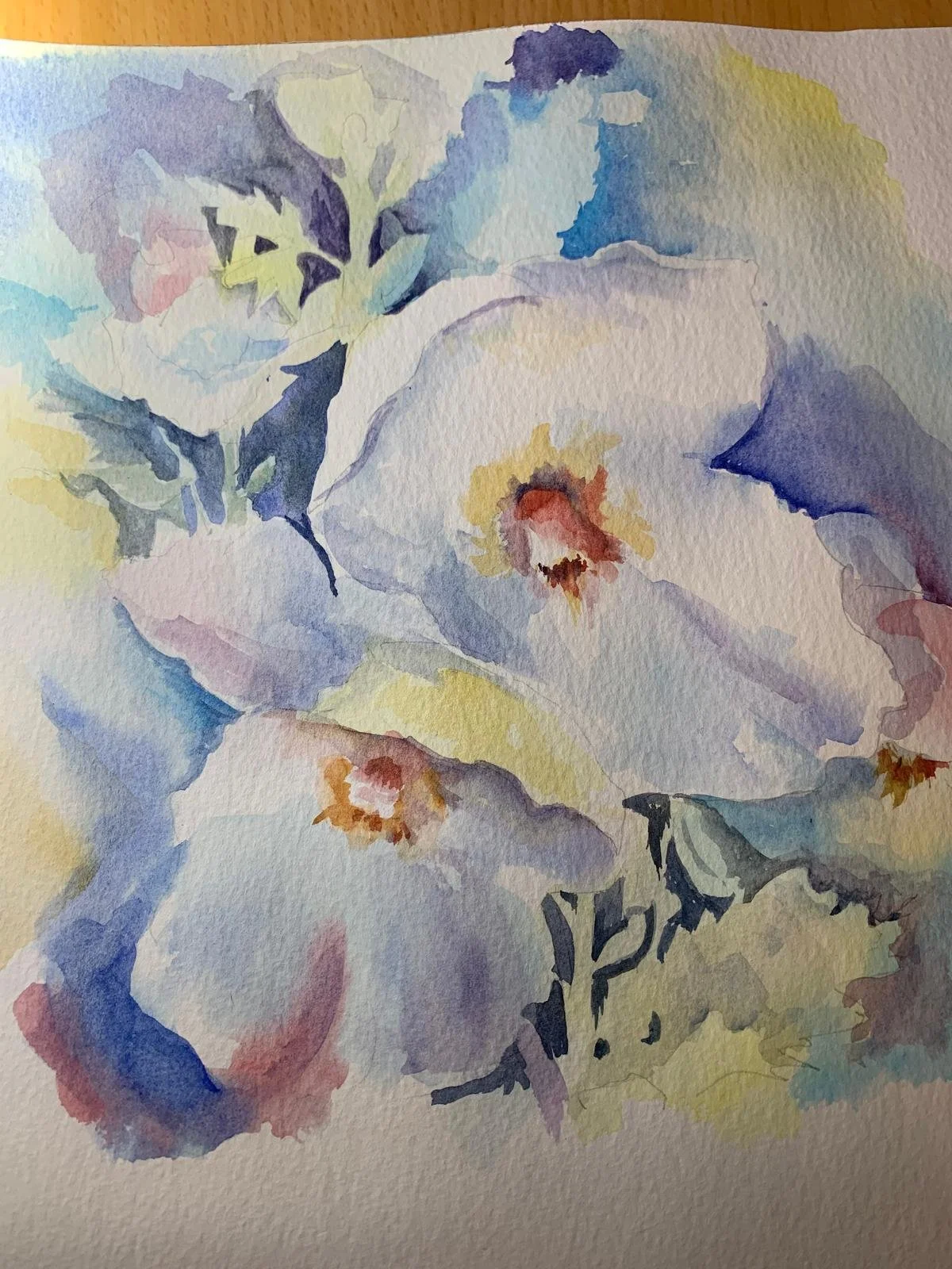 Flowers in the negative