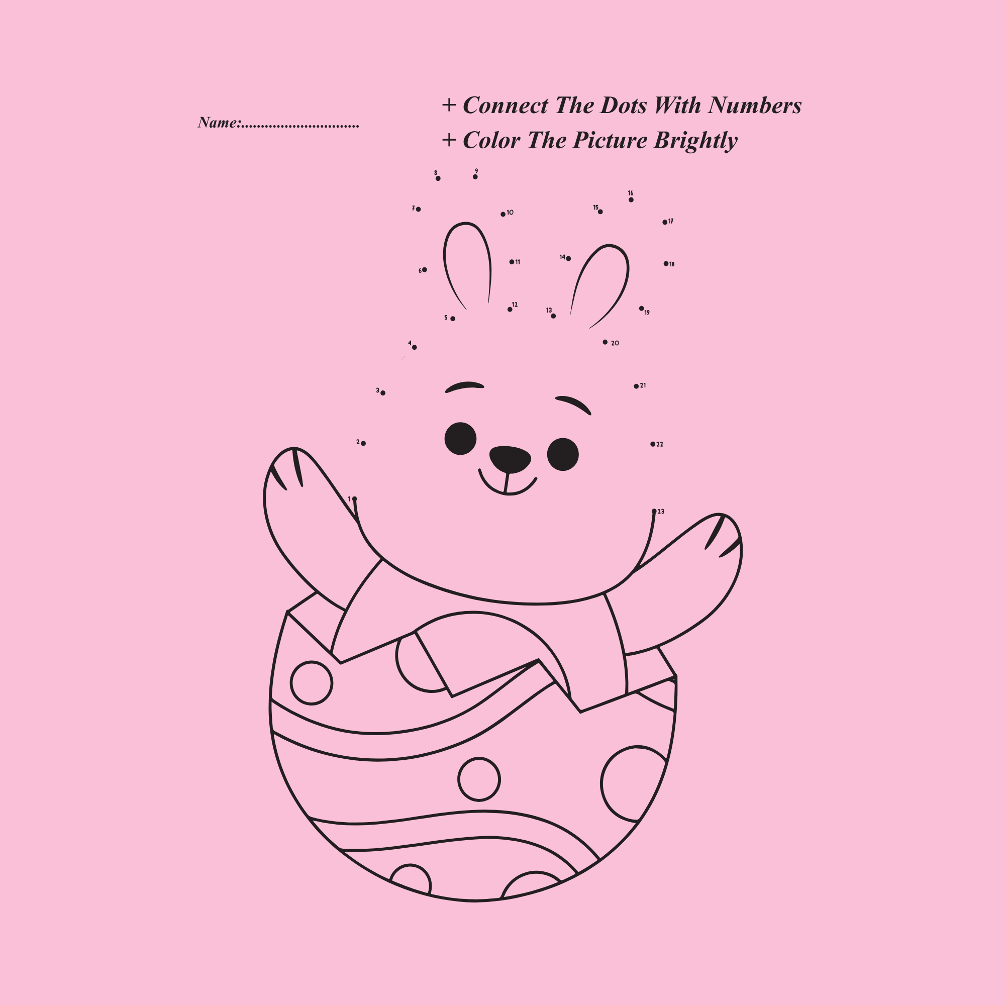 Easter Dot to Dot Activity Book for Toddlers (Ages 2+)