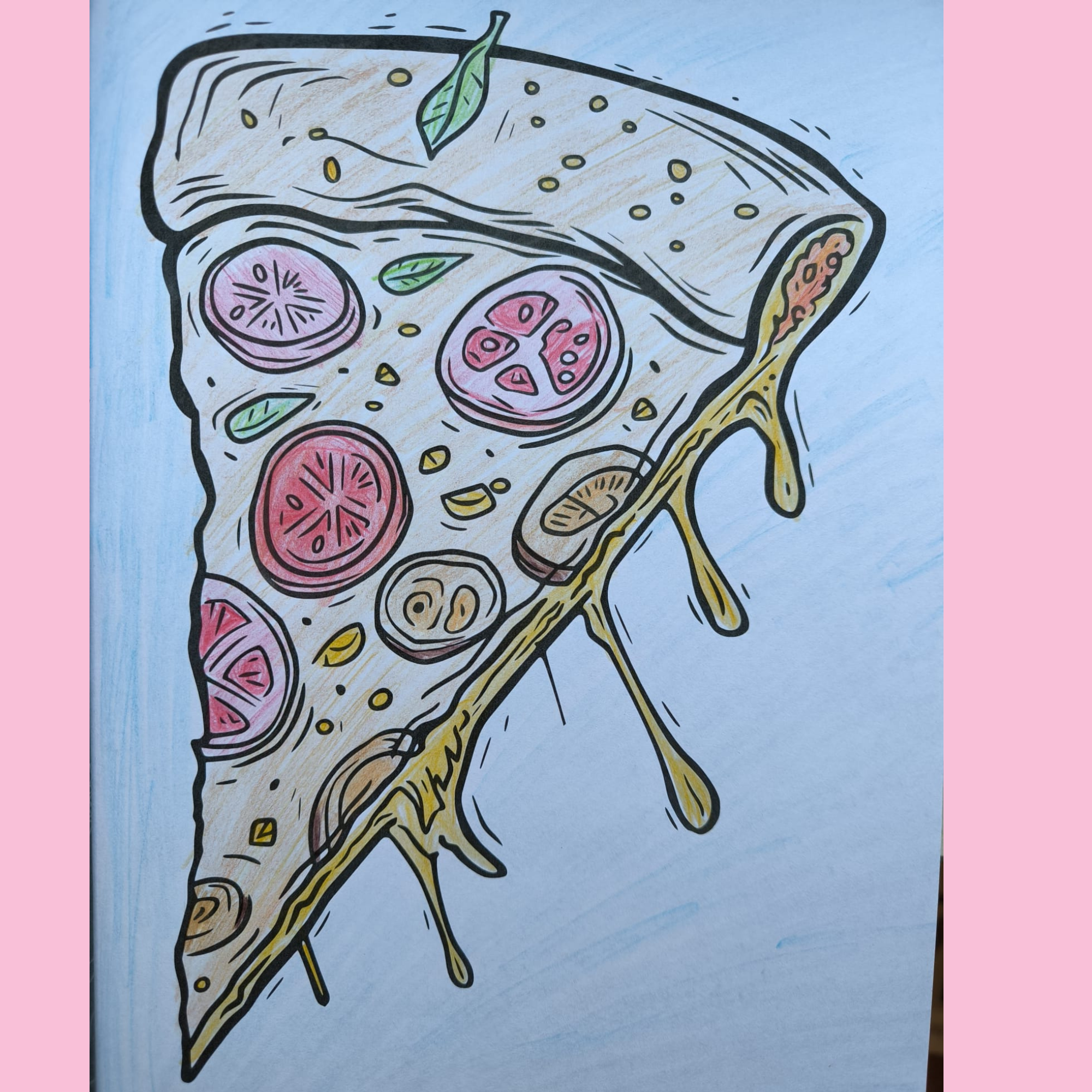 Food and Drink Colouring Book