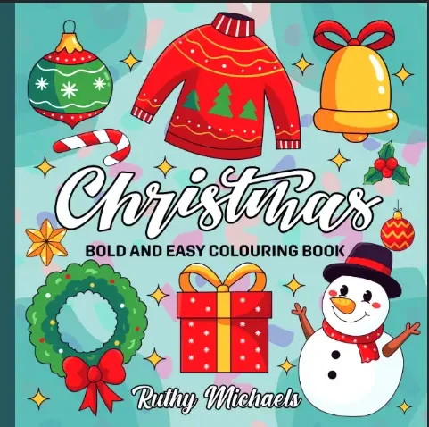 Easy Christmas Colouring Book
