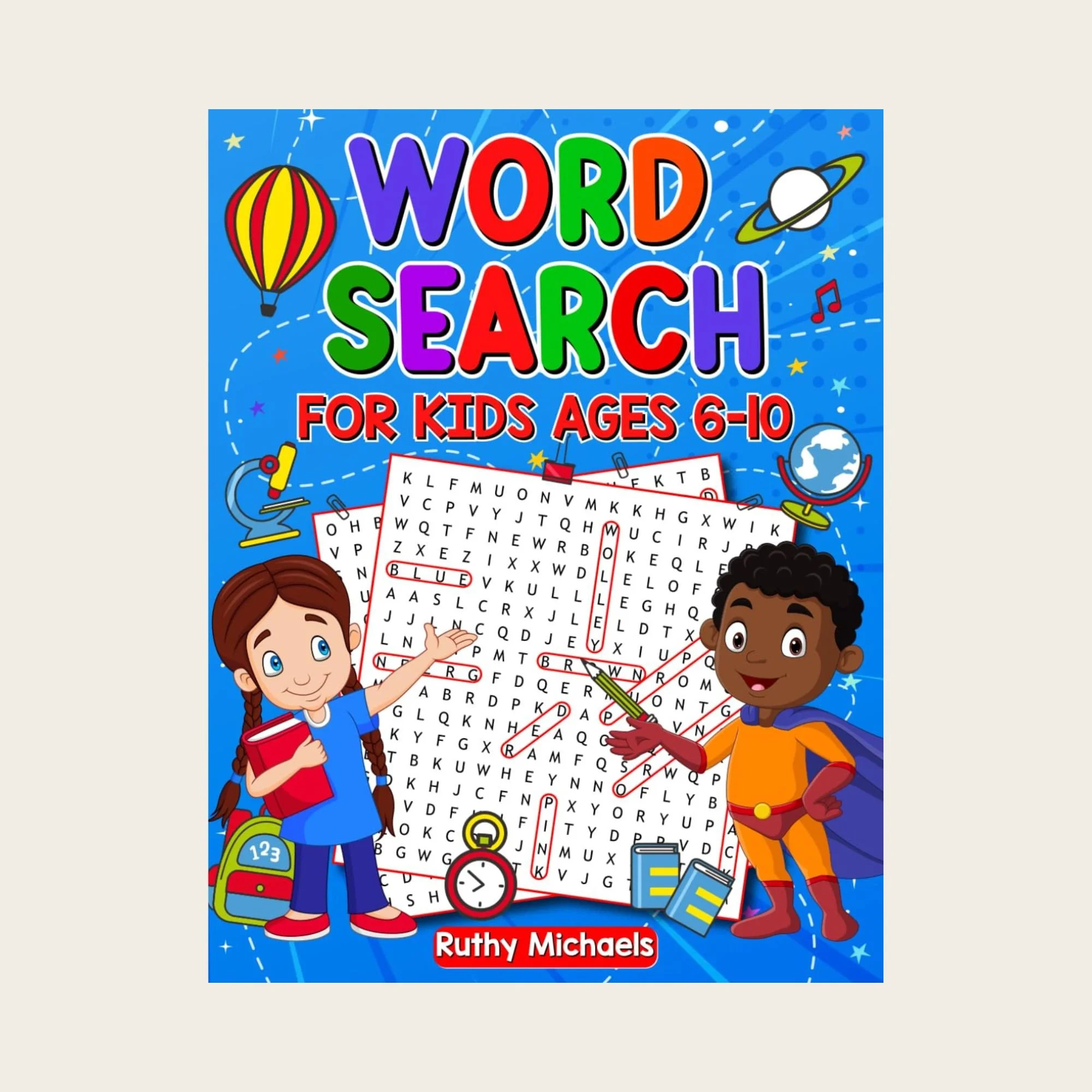Puzzle Time Together — Dad & Kids Word Search Bundle