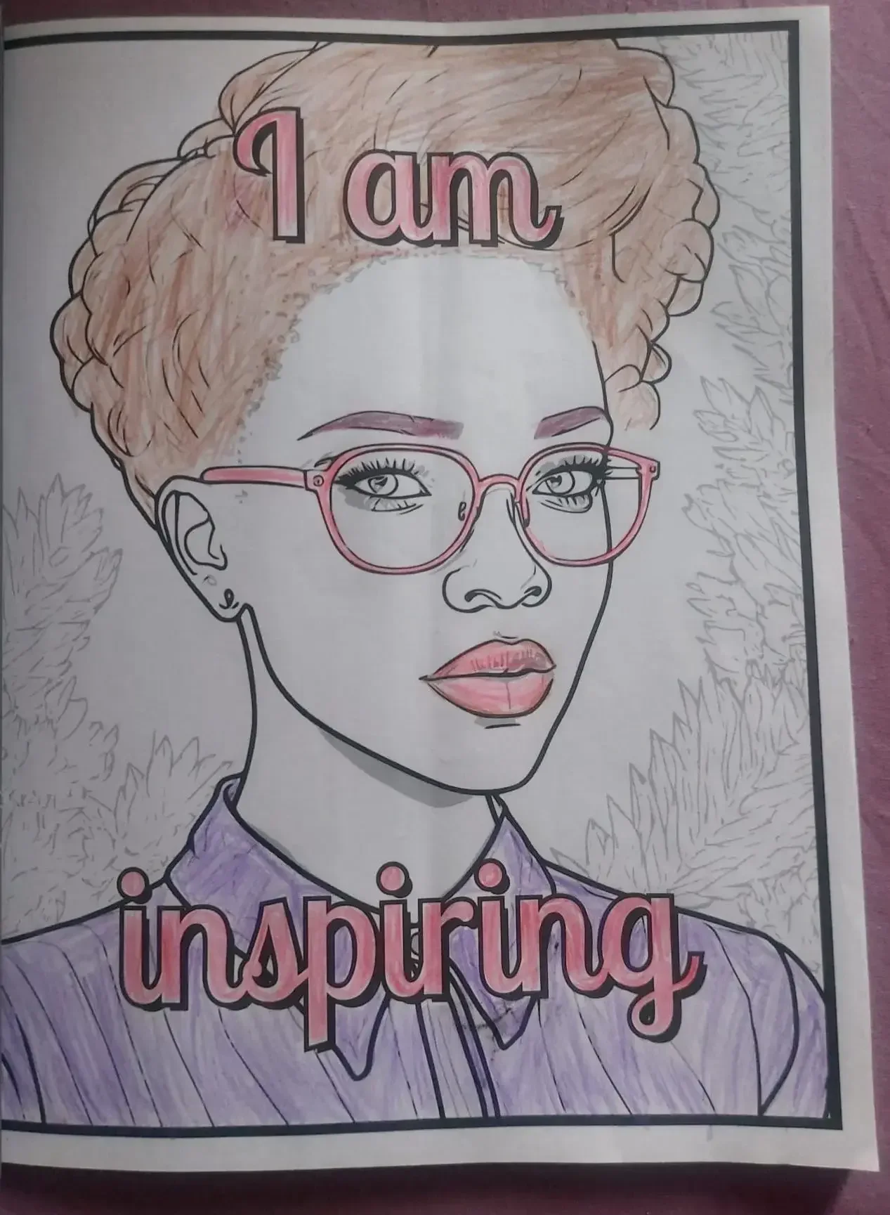I Am Authentic – Positive Affirmations Colouring Book for Black Women