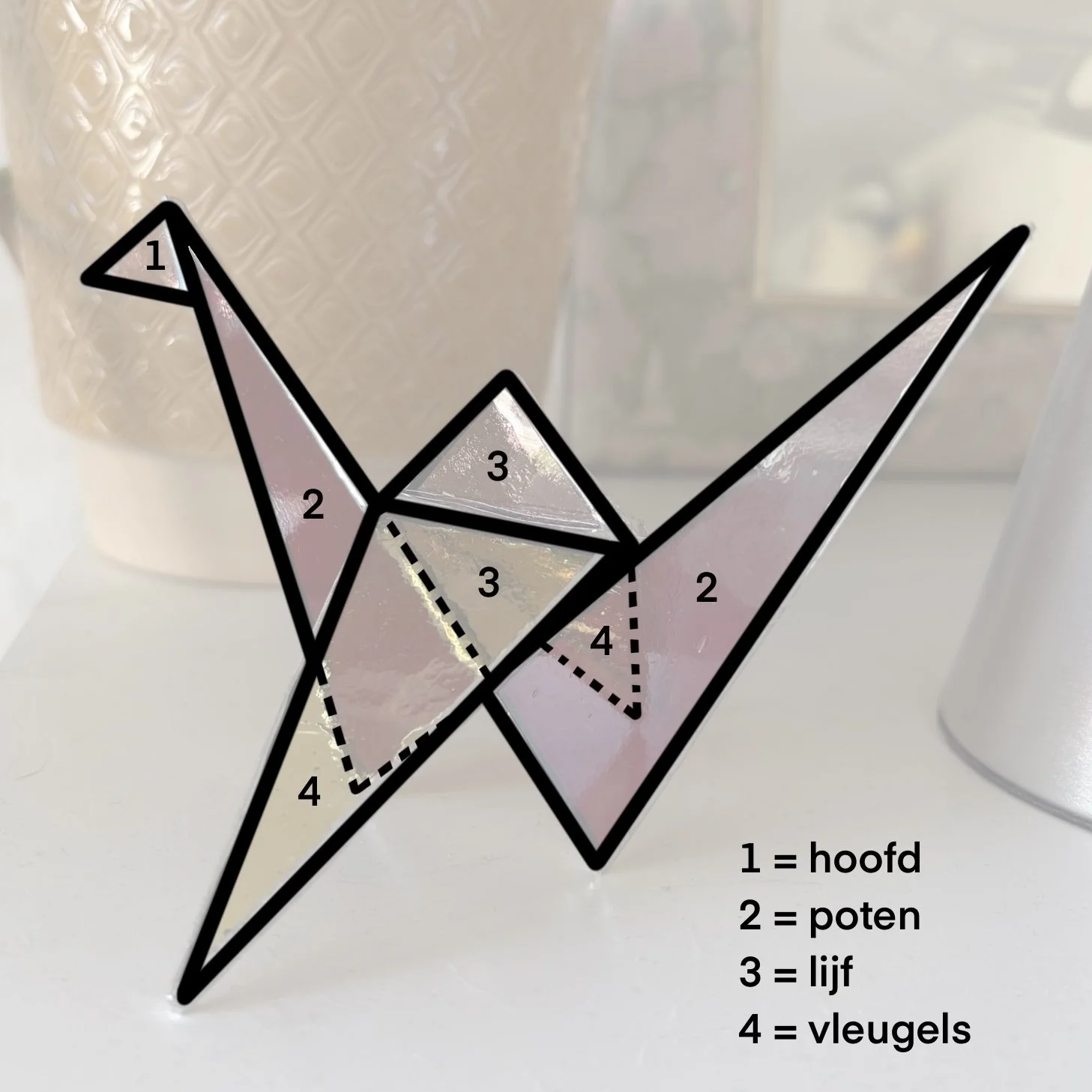 Kraanvogel - kleurenkeuze