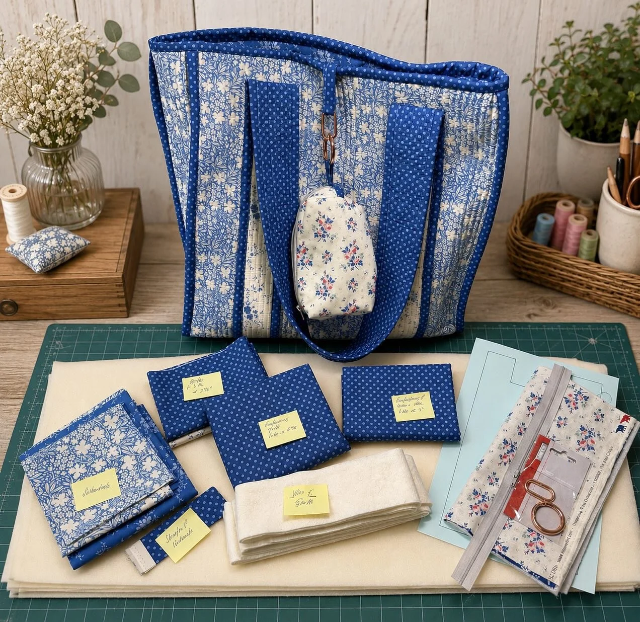 Das Materialpaket zur SUMMER GARDEN BAG. 

Hier ist alles drin, was du ben&ouml;tigst, alles sch&ouml;n beschriftet, damit du gleich mit dem N&auml;hen loslegen kannst. 🪡🪡🪡

#summer#bag#doityourself#sewing#handmade