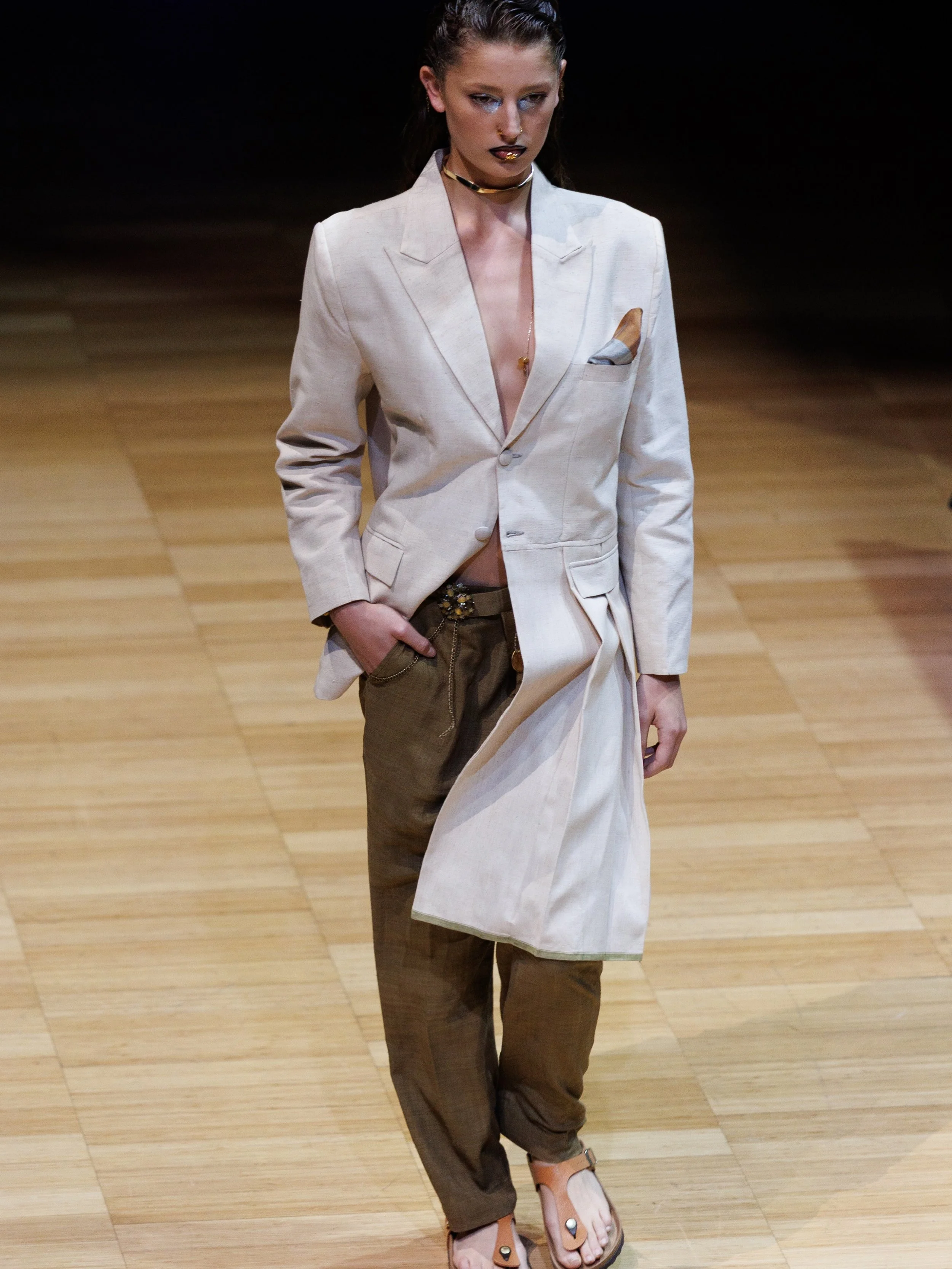 Our &ldquo;Ivory Kilt Blazer&rdquo; is now live.

Shop at ANTIEKEAST.COM or DM us directly