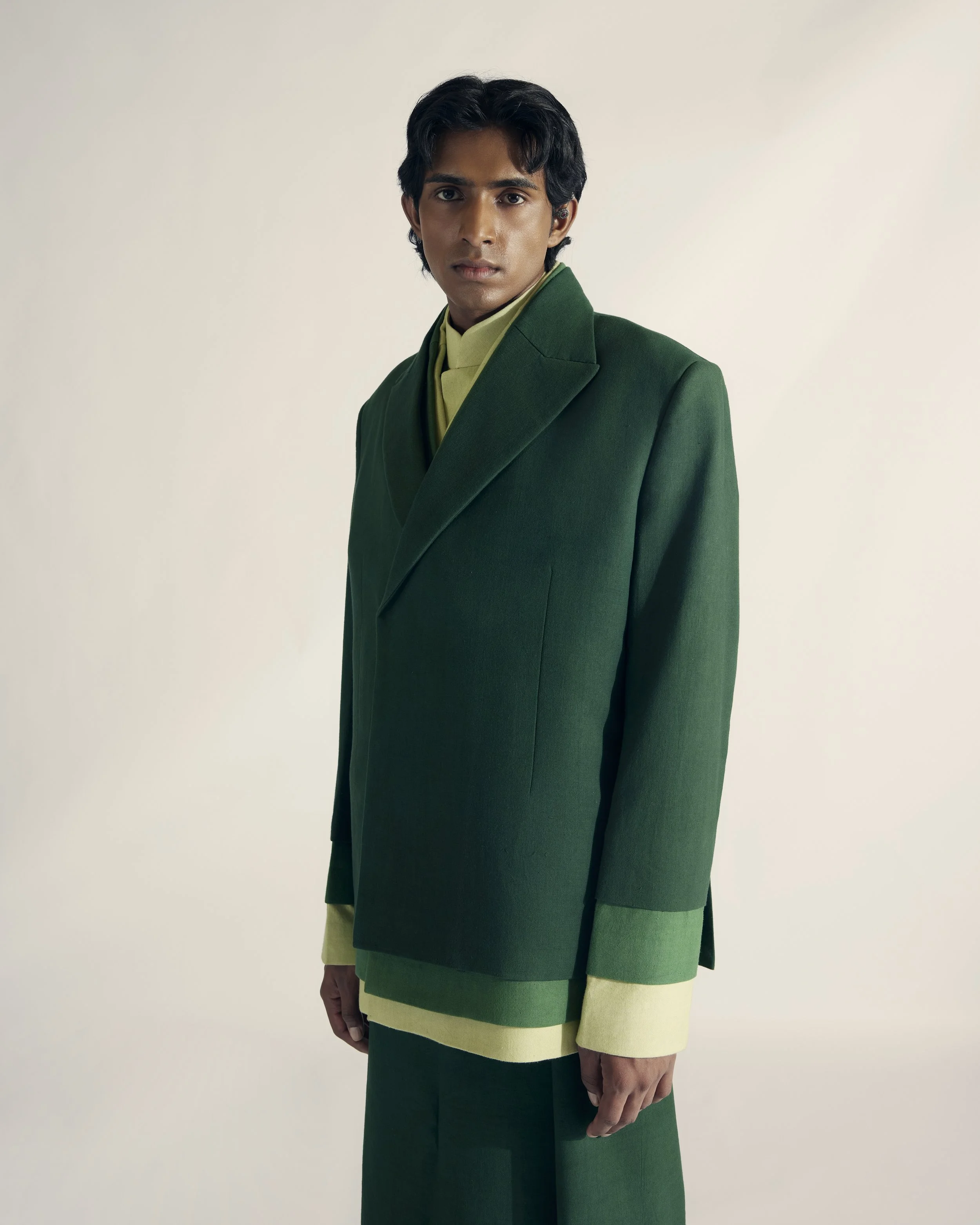 Multilayer Forrest Royalty Blazer